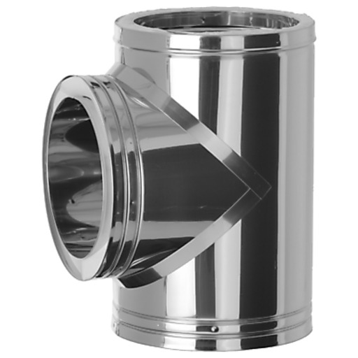 T inox-304 D/PARED Ø 125-90º DINAK